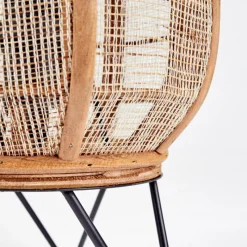 Lampes En Tissu-hofstein Lampe de table Tebary Noir, 1 lumière