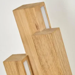 Luminaires Scandinaves-hofstein Lampe de table Tejedor LED Chrome, Écru, 1 lumière