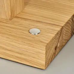 Luminaires Scandinaves-hofstein Lampe de table Tejedor LED Chrome, Écru, 2 lumières