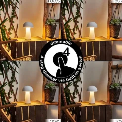 hofstein Lampe de table Telve LED Blanc, 1 lumière