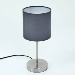 Lampes En Tissu-hofstein Lampe de table Tise Nickel mat, 1 lumière