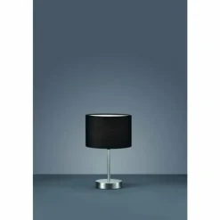 Lampes En Tissu-Luminaires Trio Lampe de table Trio 4611 Nickel mat, 1 lumière