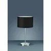 Lampes En Tissu-Luminaires Trio Lampe de table Trio 4611 Nickel mat, 1 lumière