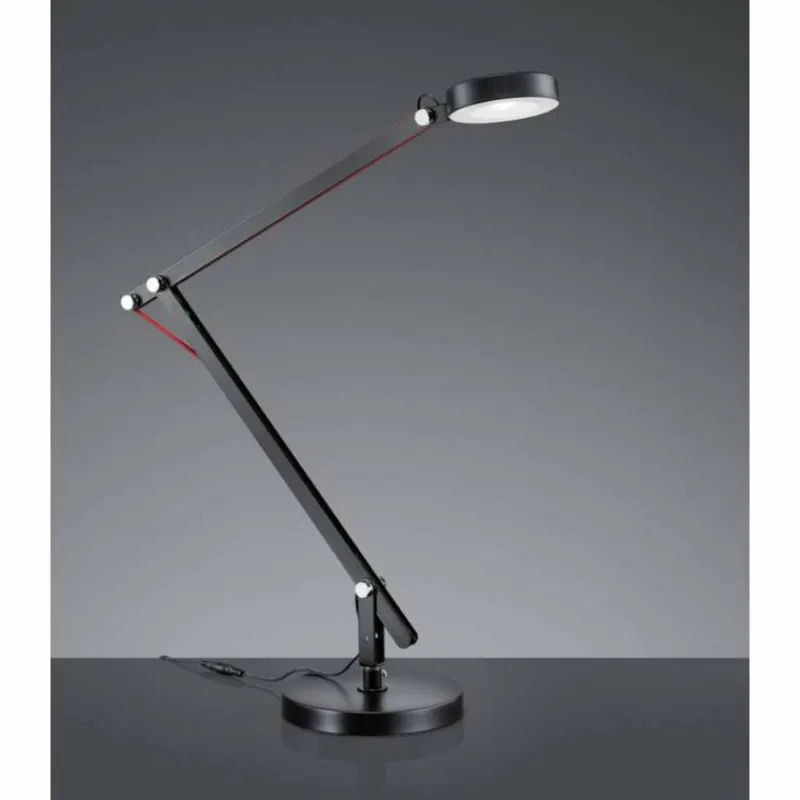 Lampes Industrielles-Luminaires Trio Lampe de table Trio AMSTERDAM LED Noir, 1 lumière