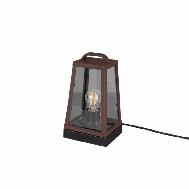 Lampes Vintages & Rétros-Luminaires Trio Lampe de table Trio Arkansas Rouille, 1 lumière