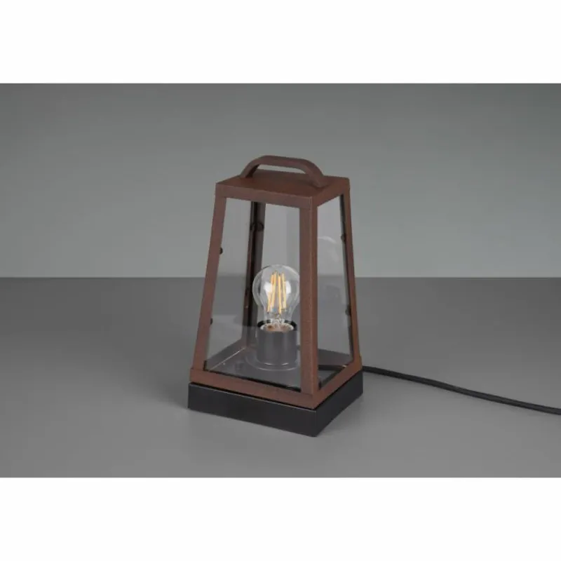 Lampes Vintages & Rétros-Luminaires Trio Lampe de table Trio Arkansas Rouille, 1 lumière