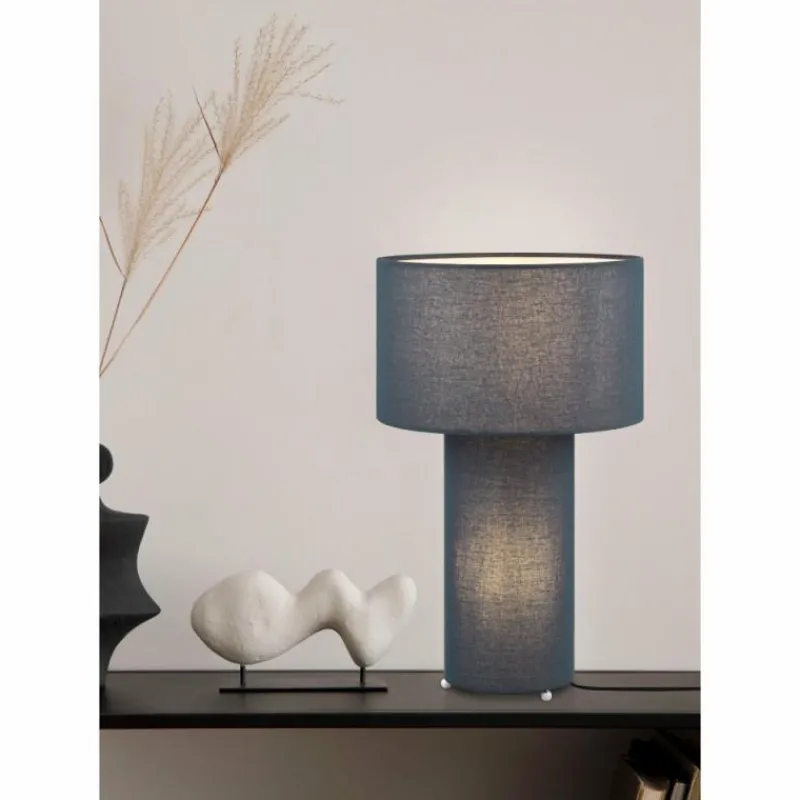 Luminaires Trio Lampe de table Trio Bale Bleu, 2 lumières* Lampes À Poser