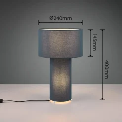 Luminaires Trio Lampe de table Trio Bale Bleu, 2 lumières* Lampes À Poser