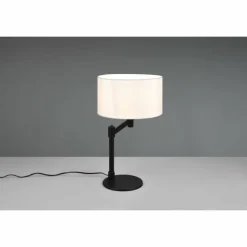 Lampes En Tissu-Luminaires Trio Lampe de table Trio Cassio Noir, 1 lumière