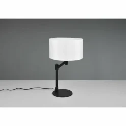 Lampes En Tissu-Luminaires Trio Lampe de table Trio Cassio Noir, 1 lumière