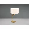 Lampes En Tissu-Luminaires Trio Lampe de table Trio Cassio Laiton, 1 lumière