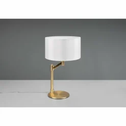 Lampes En Tissu-Luminaires Trio Lampe de table Trio Cassio Laiton, 1 lumière