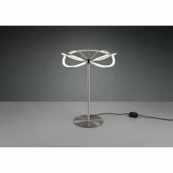 Luminaires Trio Lampe de table Trio Charivari LED Nickel mat, 1 lumière* Lampes À Poser