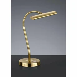 Luminaires Rustiques-Luminaires Trio Lampe de table Trio CURTIS LED Laiton, 1 lumière