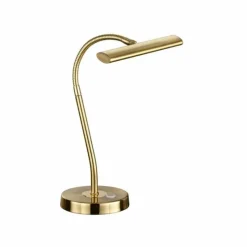 Luminaires Rustiques-Luminaires Trio Lampe de table Trio CURTIS LED Laiton, 1 lumière