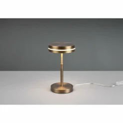 Luminaires Trio Lampe de table Trio Franklin LED Vieux laiton, 1 lumière* Éclairage Led