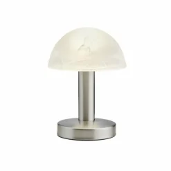 Luminaires Trio Lampe de table Trio Fynn 2 Nickel mat, 1 lumière