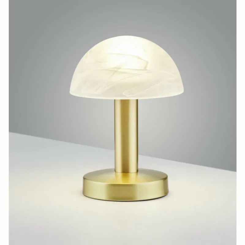Luminaires Trio Lampe de table Trio Fynn 2 Laiton, 1 lumière
