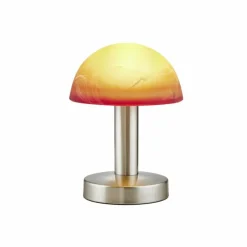 Luminaires Trio Lampe de table Trio Fynn 2 Nickel mat, 1 lumière