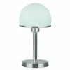 Luminaires Trio Lampe de table Trio Joost 2 Nickel mat, 1 lumière