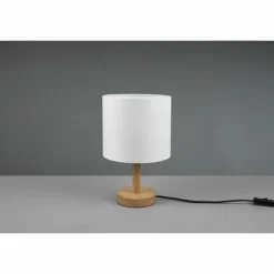 Lampes En Tissu-Luminaires Trio Lampe de table Trio Korba Brun, 1 lumière