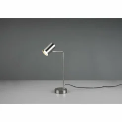 Luminaires Trio Lampe de table Trio Marley Nickel mat, 1 lumière* Lampes À Poser