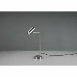 Luminaires Trio Lampe de table Trio Marley Nickel mat, 1 lumière* Lampes À Poser