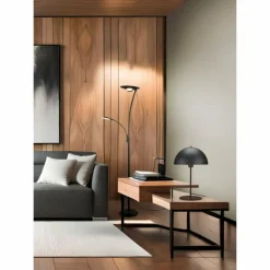 Lampes Dorées-Luminaires Trio Lampe de table Trio Nola Noir, 1 lumière