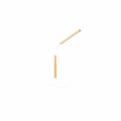 Lampes En Bois-Luminaires Trio Lampe de table Trio NORRIS LED Blanc, 1 lumière