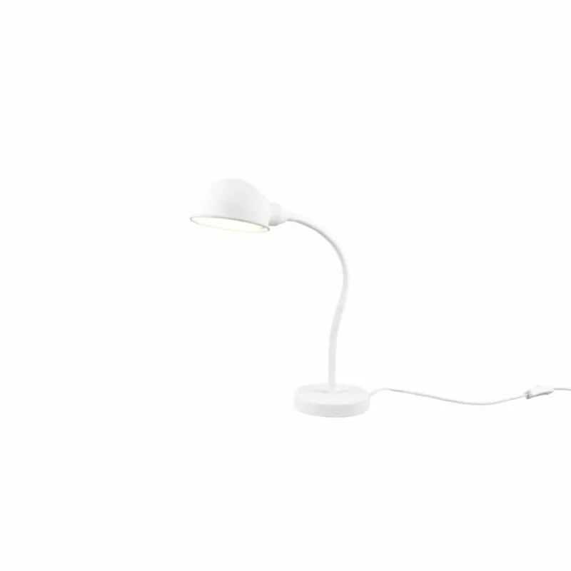 Luminaires Trio Lampe de table Trio Perry Blanc, 1 lumière* Lampes À Poser