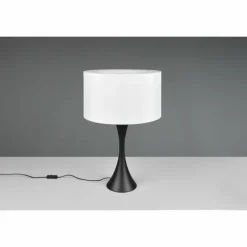 Lampes En Tissu-Luminaires Trio Lampe de table Trio Sabia Noir, 1 lumière