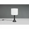 Lampes En Tissu-Luminaires Trio Lampe de table Trio Sabia Noir, 1 lumière