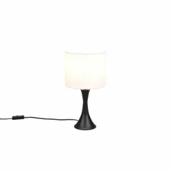 Lampes En Tissu-Luminaires Trio Lampe de table Trio Sabia Noir, 1 lumière