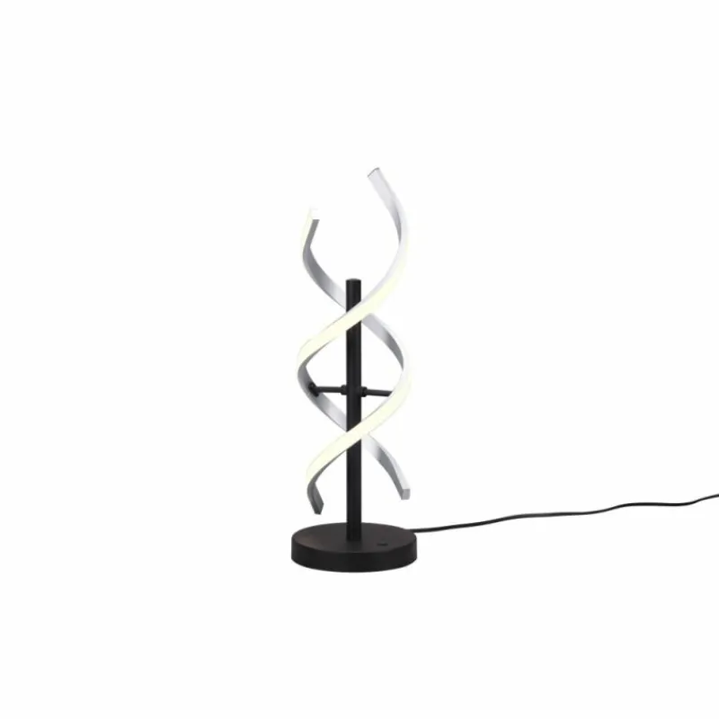 Luminaires Trio Lampe de table Trio Sequence LED Aluminium, Noir, 1 lumière* Lampes À Poser