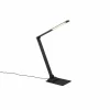 Luminaires Trio Lampe de table Trio TRAVIS LED Noir, 1 lumière* Éclairage Led