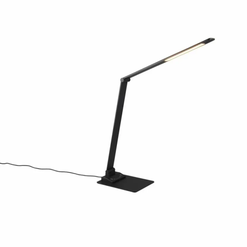 Luminaires Trio Lampe de table Trio TRAVIS LED Noir, 1 lumière* Éclairage Led