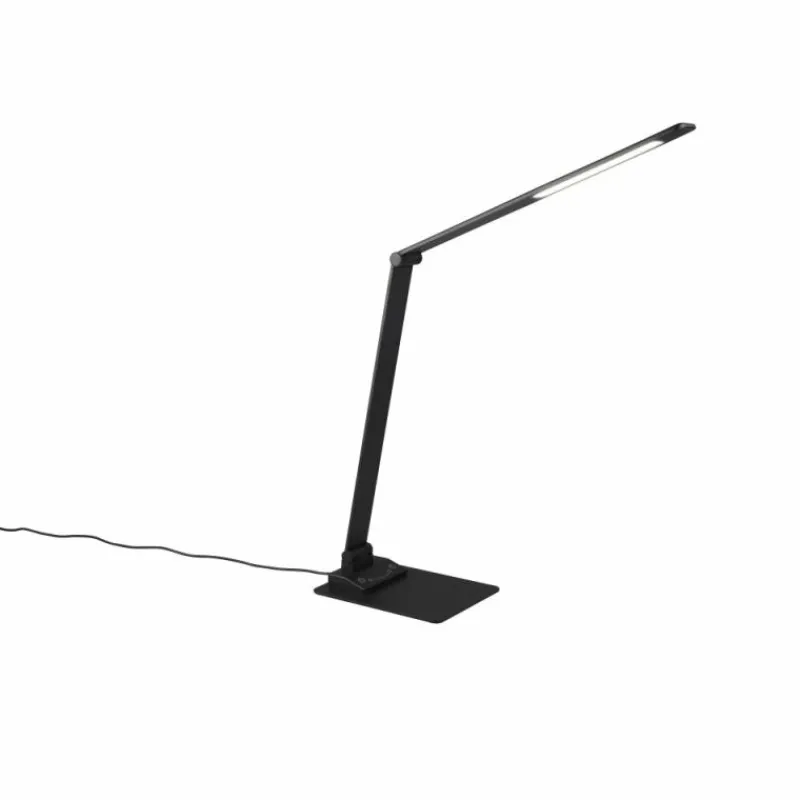 Luminaires Trio Lampe de table Trio TRAVIS LED Noir, 1 lumière* Éclairage Led