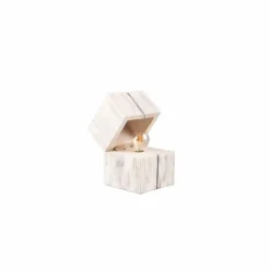 Lampes En Bois-Luminaires Trio Lampe de table Trio TREASURE LED Blanc, 1 lumière