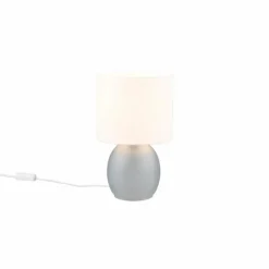 Luminaires Trio Lampe de table Trio VELA Gris, 1 lumière
