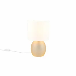 Luminaires Trio Lampe de table Trio VELA Brun doré, 1 lumière