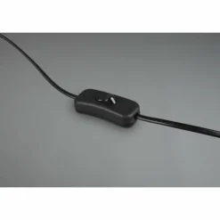 Lampes En Tissu-Luminaires Trio Lampe de table Trio-Leuchten Hotel Nickel mat, 1 lumière