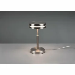 Luminaires Trio Lampe de table Trio-Leuchten Franklin LED Nickel mat, 1 lumière* Lampes À Poser