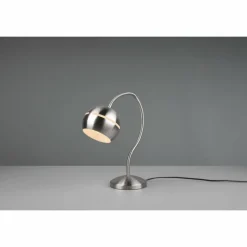 Luminaires Trio Lampe de table Trio-Leuchten Fletcher Nickel mat, 1 lumière* Lampes À Poser