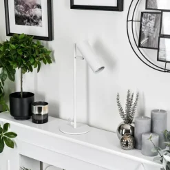 Luminaires Scandinaves-hofstein Lampe de table Trutielle Blanc, 1 lumière