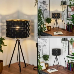 Lampes En Tissu-hofstein Lampe de table Ubac Noir, 1 lumière