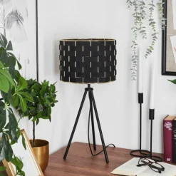 Lampes En Tissu-hofstein Lampe de table Ubac Noir, 1 lumière