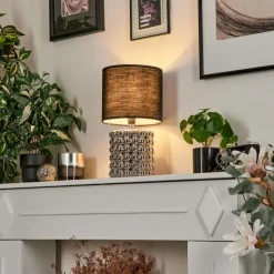 Lampes En Tissu-hofstein Lampe de table Varam Chrome, 1 lumière