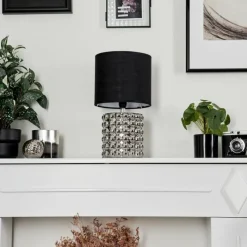 Lampes En Tissu-hofstein Lampe de table Varam Chrome, 1 lumière