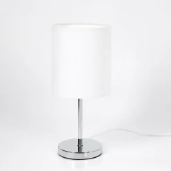 Lampes En Tissu-hofstein Lampe de table Varmo Chrome, 1 lumière