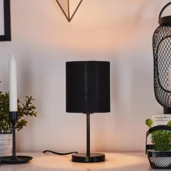 Lampes En Tissu-hofstein Lampe de table Varmo Noir, 1 lumière